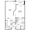 Traditional 1x1 646-653 SF